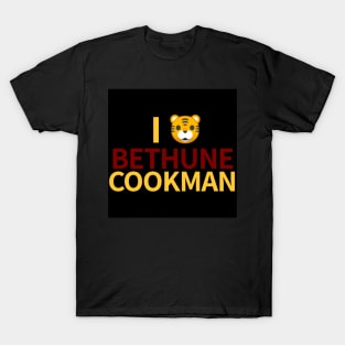 I Cat Emoji Bethune Cookman T-Shirt